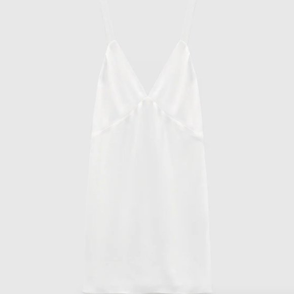 ZARA V-Neck Short Mini Dress - Picture 4 of 8